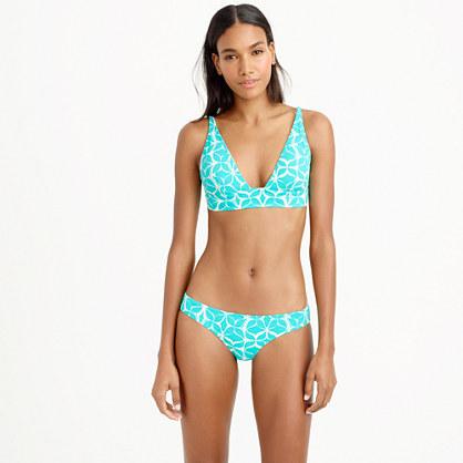 J.Crew High french top inmosaic floral