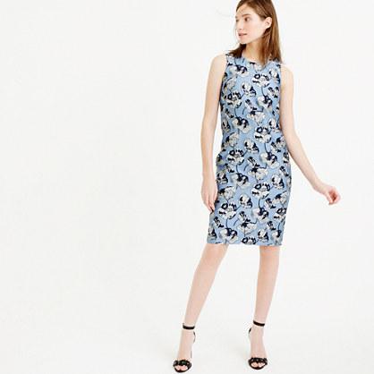 J.Crew Collection Italian jacquard dress