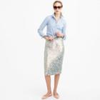 J.Crew Collection tricolor sequin skirt