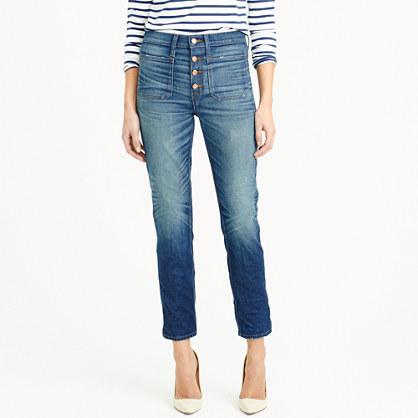 J.Crew Point Sur vintage patch pocket crop jean