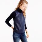 J.Crew Collection leather shell