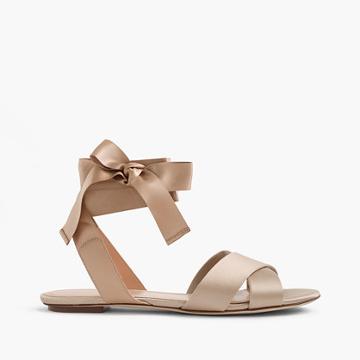 J.Crew Satin cross-strap sandals