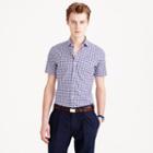 J.Crew Ludlow short-sleeve shirt in classic navy gingham