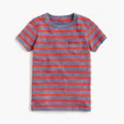 J.Crew Boys' pocket T-shirt in heathered stripe