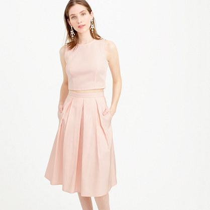 J.Crew Crop top in classic faille