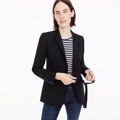 J.Crew Tie-front blazer