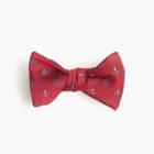 J.Crew Silk bow tie in red nautical print
