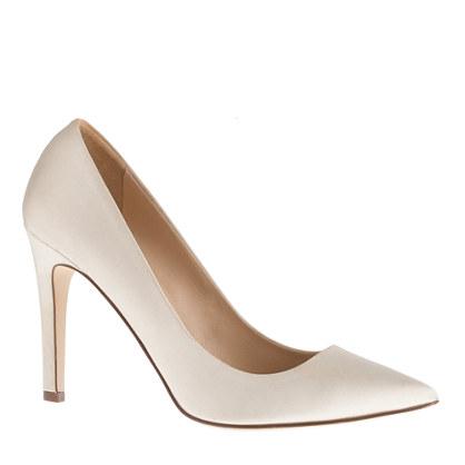 J.Crew Everly satin pumps