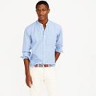 J.Crew Band-collar shirt in webber stripe