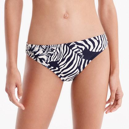 J.Crew Bikini bottom in Ratti® zebra print