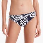 J.Crew Bikini bottom in Ratti&reg; zebra print