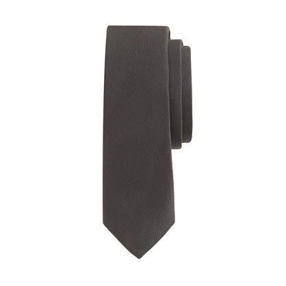 J.Crew Boys' silk tie in black