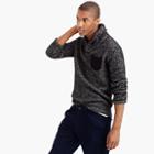 J.Crew Italian cotton-merino shawl-collar sweater