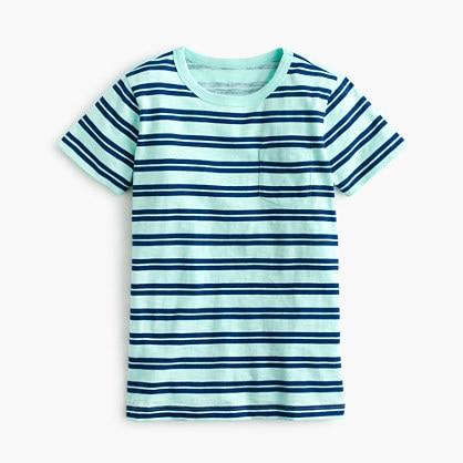 J.Crew Boys' striped pocket T-shirt