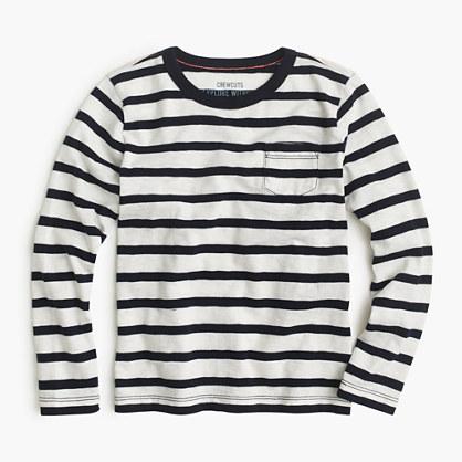 J.Crew Boys' long-sleeve classic striped T-shirt