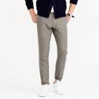 J.Crew Crosshatched cotton-linen pant in 484 fit