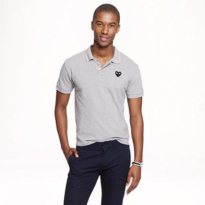 J.Crew PLAY Comme des Gar ons&reg; polo in grey