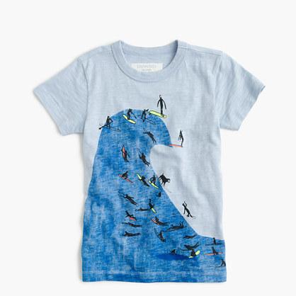 J.Crew Boys' glow-in-the-dark big wave T-shirt
