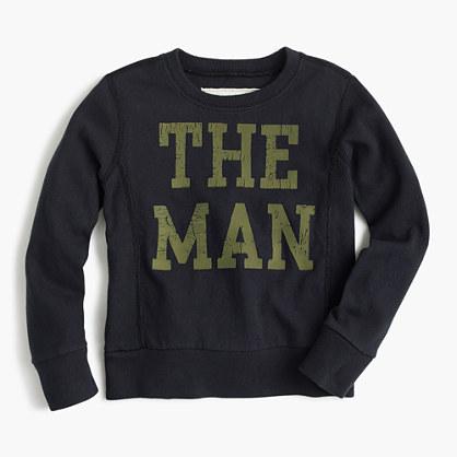 J.Crew Boys' The Man sweatshirt