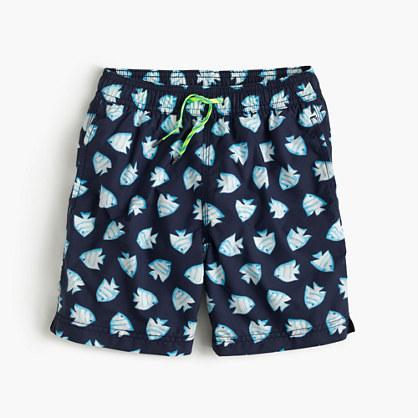 J.Crew Boys' board short in glowfish