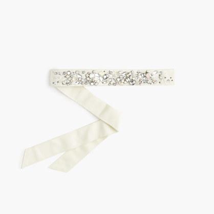 J.Crew Jeweled wave sash