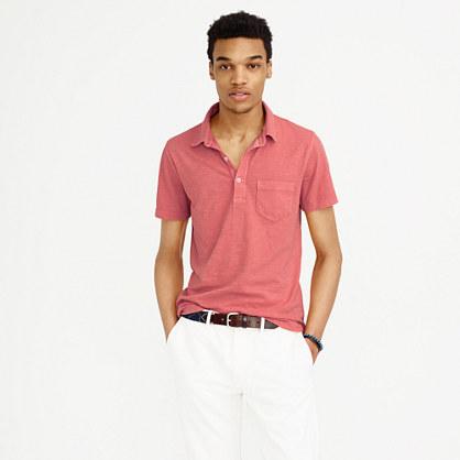 J.Crew Tall garment-dyed polo shirt