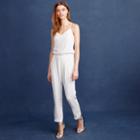 J.Crew Crepe de chine bridal jumpsuit