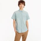 J.Crew Slim stretch short-sleeve shirt in bleached chambray
