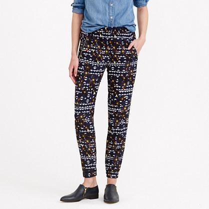 J.Crew Turner pant in hidden floral