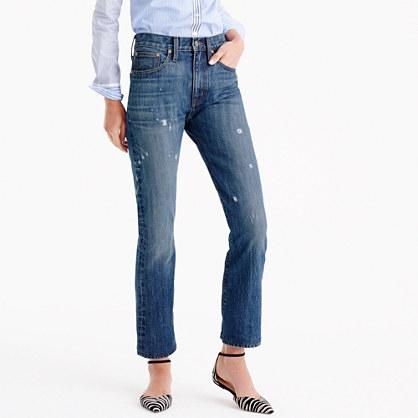 J.Crew Point Sur Stevie X-rocker jean with nicking