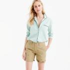 J.Crew Boyfriend chino short with embroidered palm trees