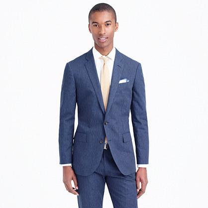 J.Crew Ludlow suit jacket in heathered cotton