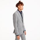 J.Crew Ludlow Slim-fit fielding suit jacket in grey Irish Donegal wool