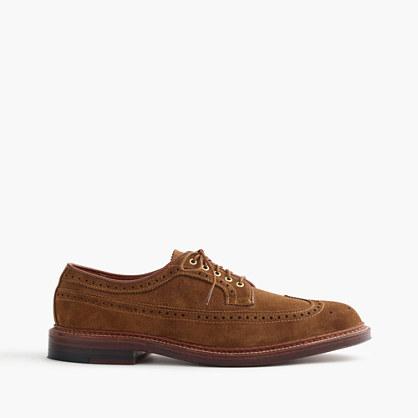 J.Crew Alden® for J.Crew longwing bluchers in suede