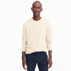 J.Crew Cotton-cashmere piqucrewneck sweater in bird's-eye stitch