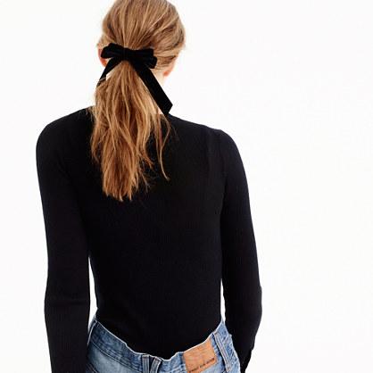 J.Crew Velvet hair tie