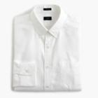J.Crew Ludlow cotton oxford shirt in white