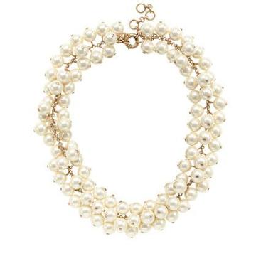J.Crew Pearl cluster necklace