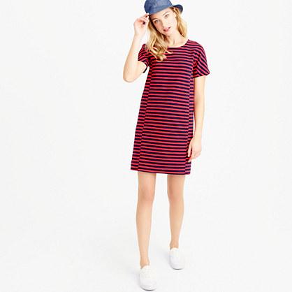 J.Crew Petite striped T-shirt dress