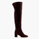 J.Crew Suede over-the-knee boots
