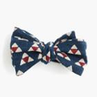 J.Crew Kiriko&trade; bow tie in navy print
