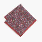 J.Crew Linen pocket square in floral print