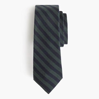 J.Crew Italian silk-wool tie in stripe