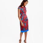 J.Crew Collection graphic floral sheath dress