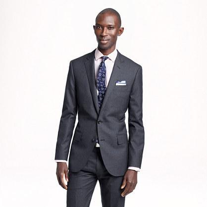 J.Crew Ludlow suit jacket with center vent in Italian wool