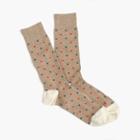 J.Crew Lightweight small dot socks