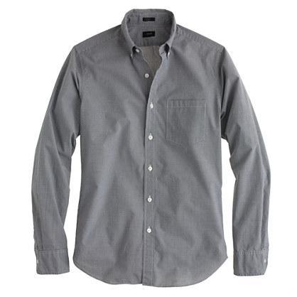 J.Crew Slim Secret Wash shirt in gingham