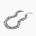 J.Crew Double-strand crystal necklace