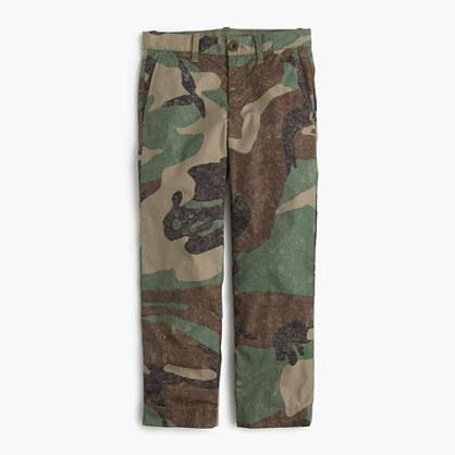 J.Crew Boys' camo pant in slim fit