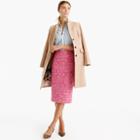 J.Crew Pencil skirt in pink houndstooth